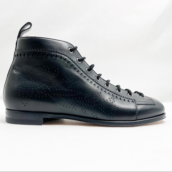 Gucci Brogue Jakarta Ankle Boot with Perforated Details - Picture 7 of 16